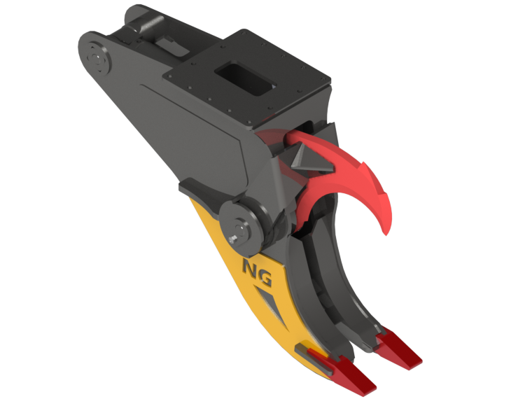 Dezrădăcinător hidraulic de cioate pentru excavator